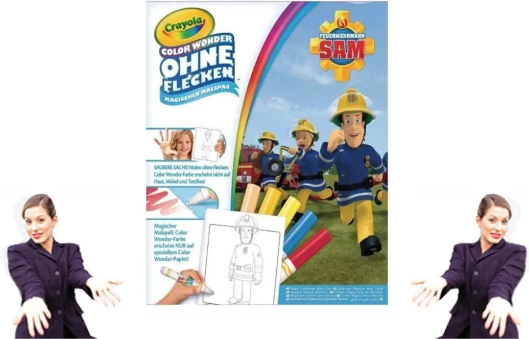 Crayola Brandweerman Sam Color Wonder Magisch Kleuren Set - 23 Stuks