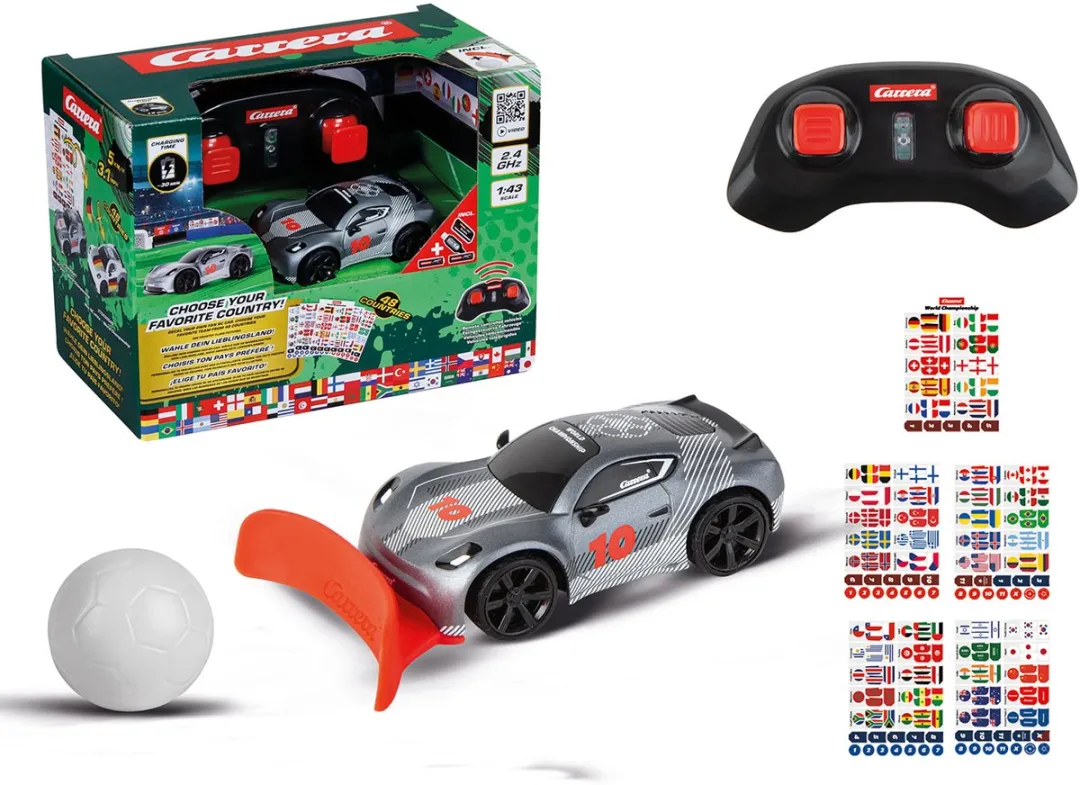 Carrera Mini RC Voetbal Wereldkampioenschap 1:43