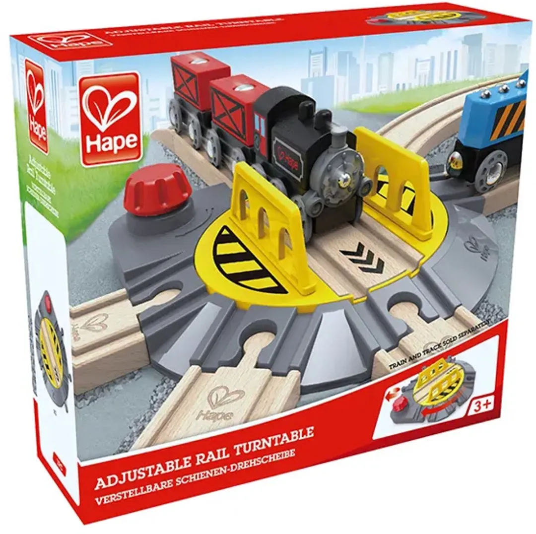 Hape Spoordraaischijf E3723 - Aanpasbaar - Veelkleurig