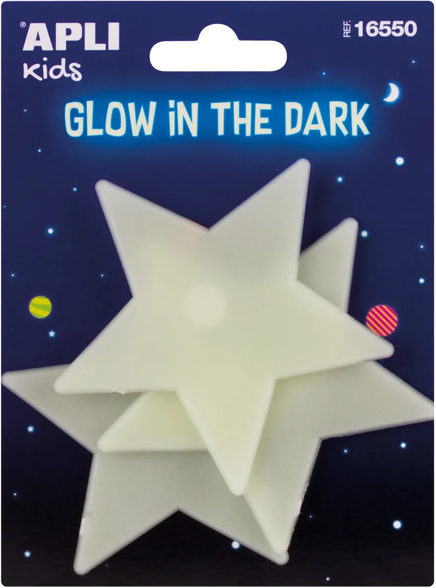 Apli Kids Glow In The Dark Sterren Stickers