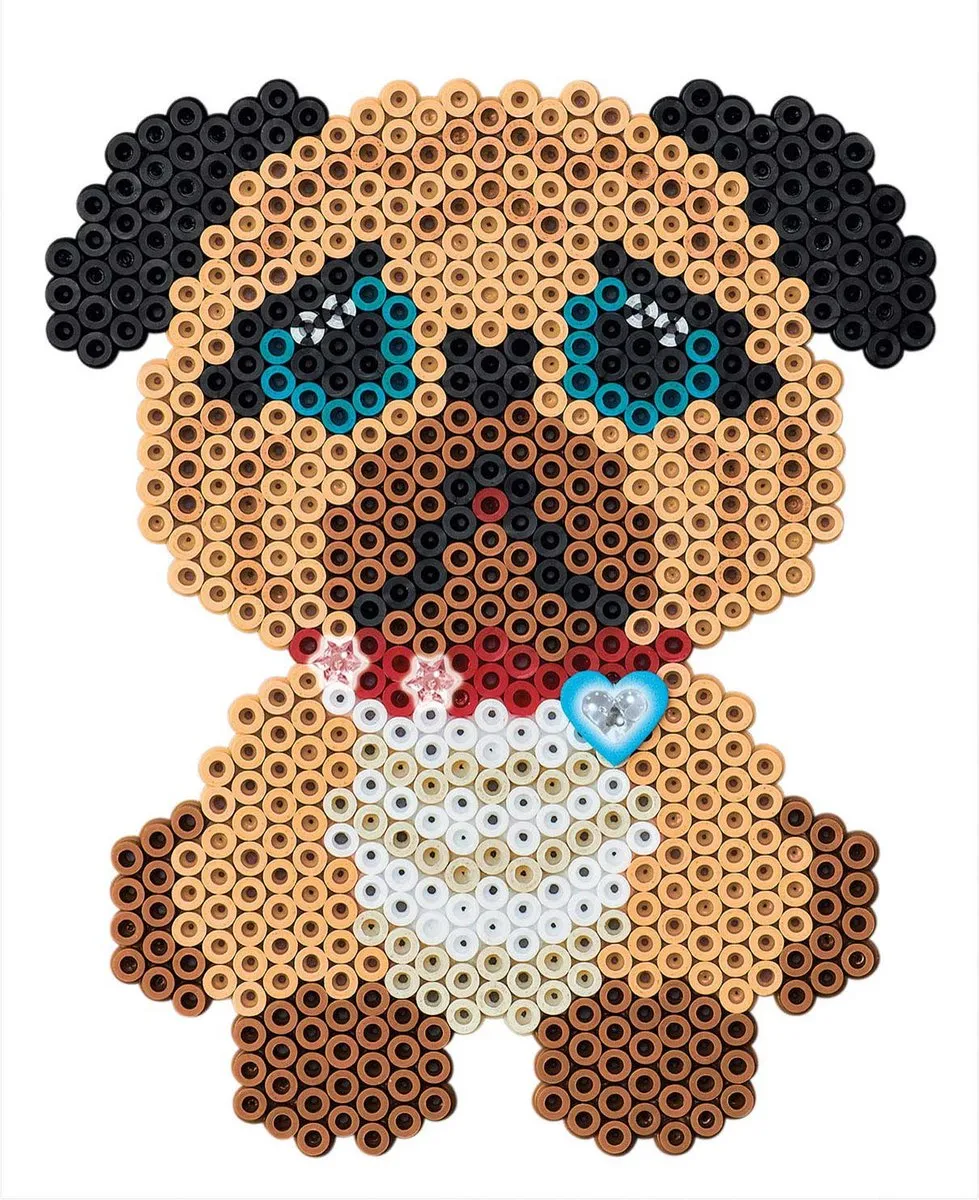 Hama Strijkkralen Set Honden 4000 Stuks - Kleurenmix - afbeelding 6 van 6