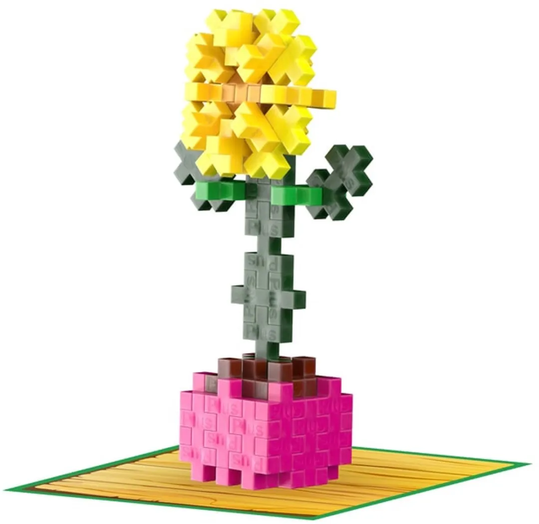 Plus-Plus Plant Pack Zonnebloem 4340 - Bouwspeelgoed 50 Stuks