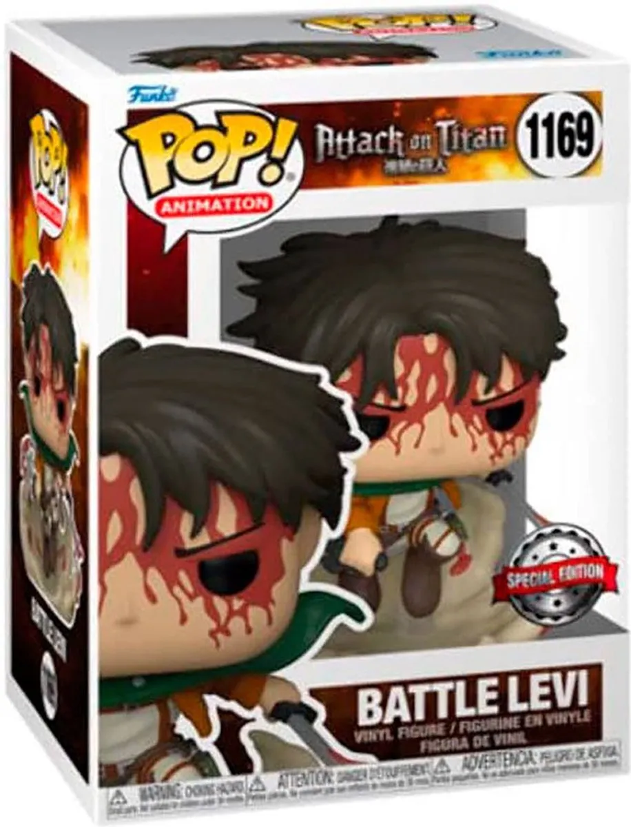 Funko Pop! Animation Attack on Titan Battle Levi Bloody 58751