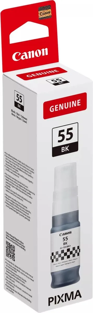 Canon GI-55 Navulinkt - 3000 Afdrukken - Zwart