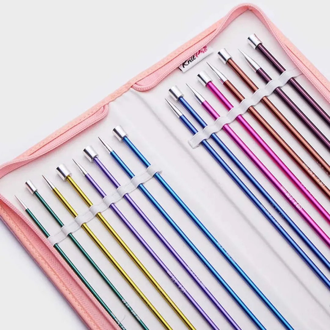 KnitPro Zing Breinaalden Set 2.50-6.00mm - 8 Paar - Multi
