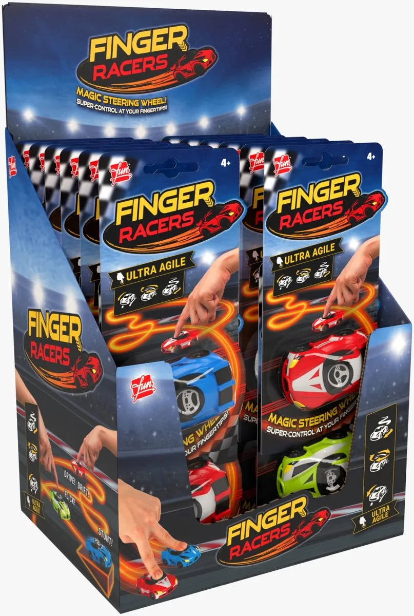 Goliath FingerRacers Draaiende Auto 934817.148 - Multicolor