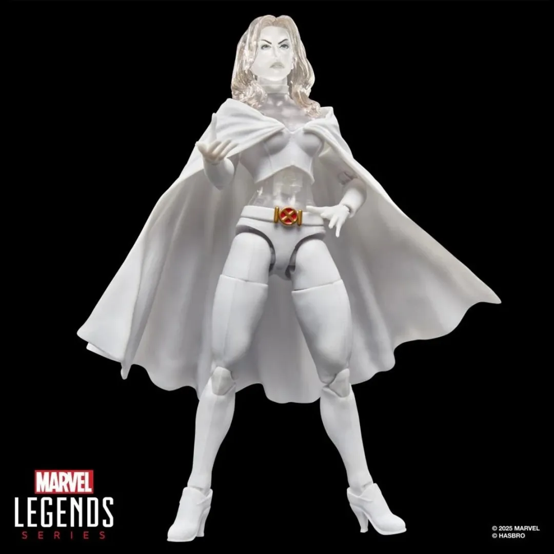 Hasbro Marvel Emma Frost Diamond Form Figure Legends 15cm - Transparant/Wit