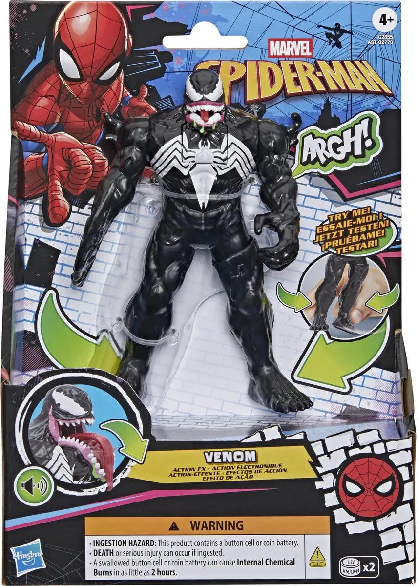 Hasbro SPI Action Fx Venom Figure G28555X0 - Multicolor