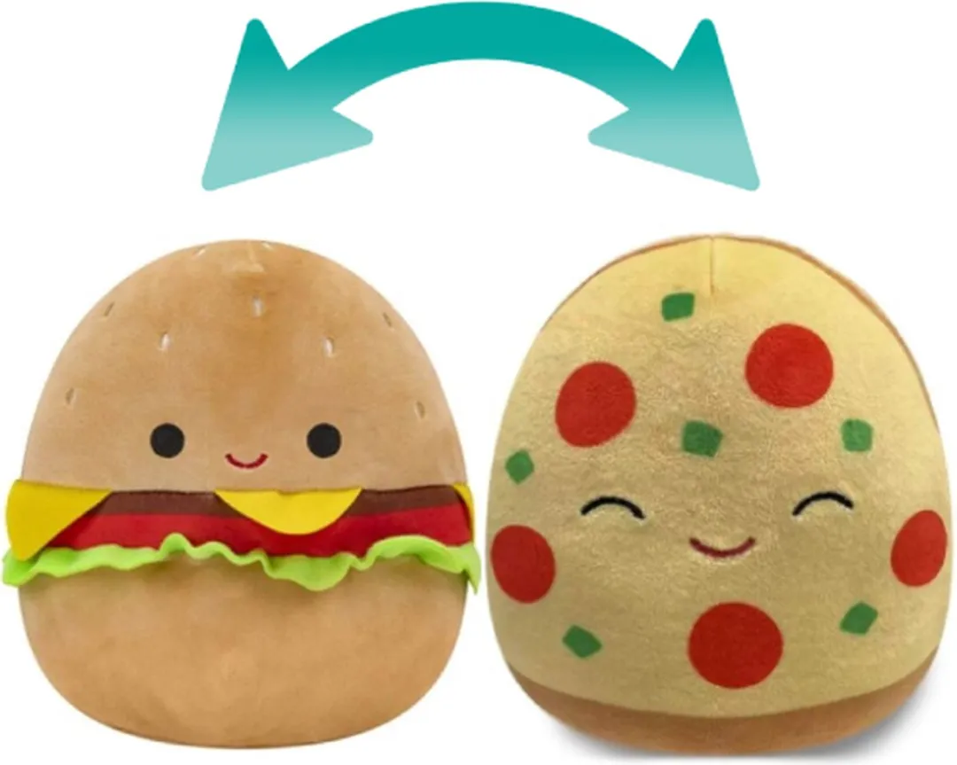 Squishmallows Flip-A-Mallow Pep & Carl Pluche Knuffel