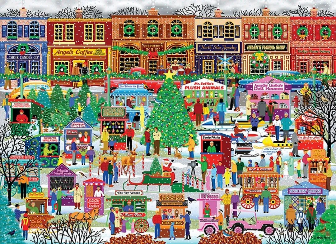 Eurographics Kerstmis Stadsfestival Mark Frost Legpuzzel 500 Stuks - eu6500-5503