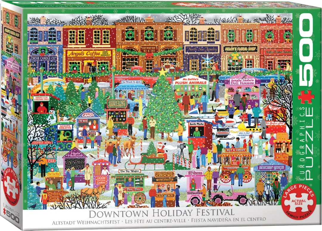 Eurographics Kerstmis Stadsfestival Mark Frost Legpuzzel 500 Stuks