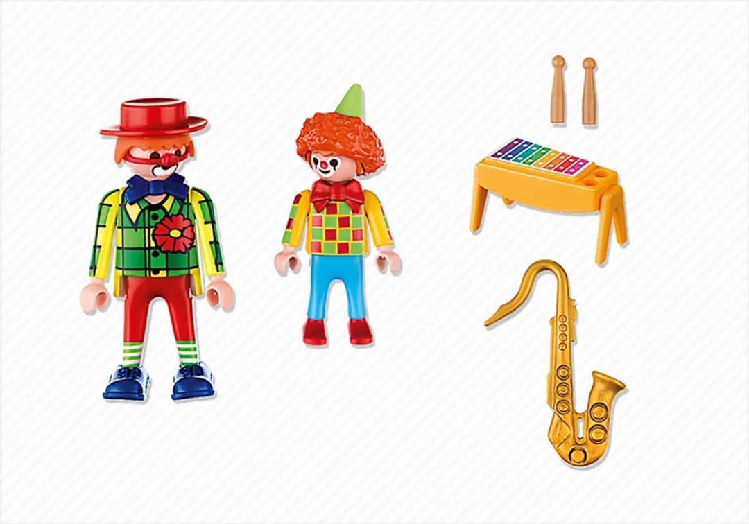 Playmobil Muzikale Clowns L4PC-00014300 - Multicolor