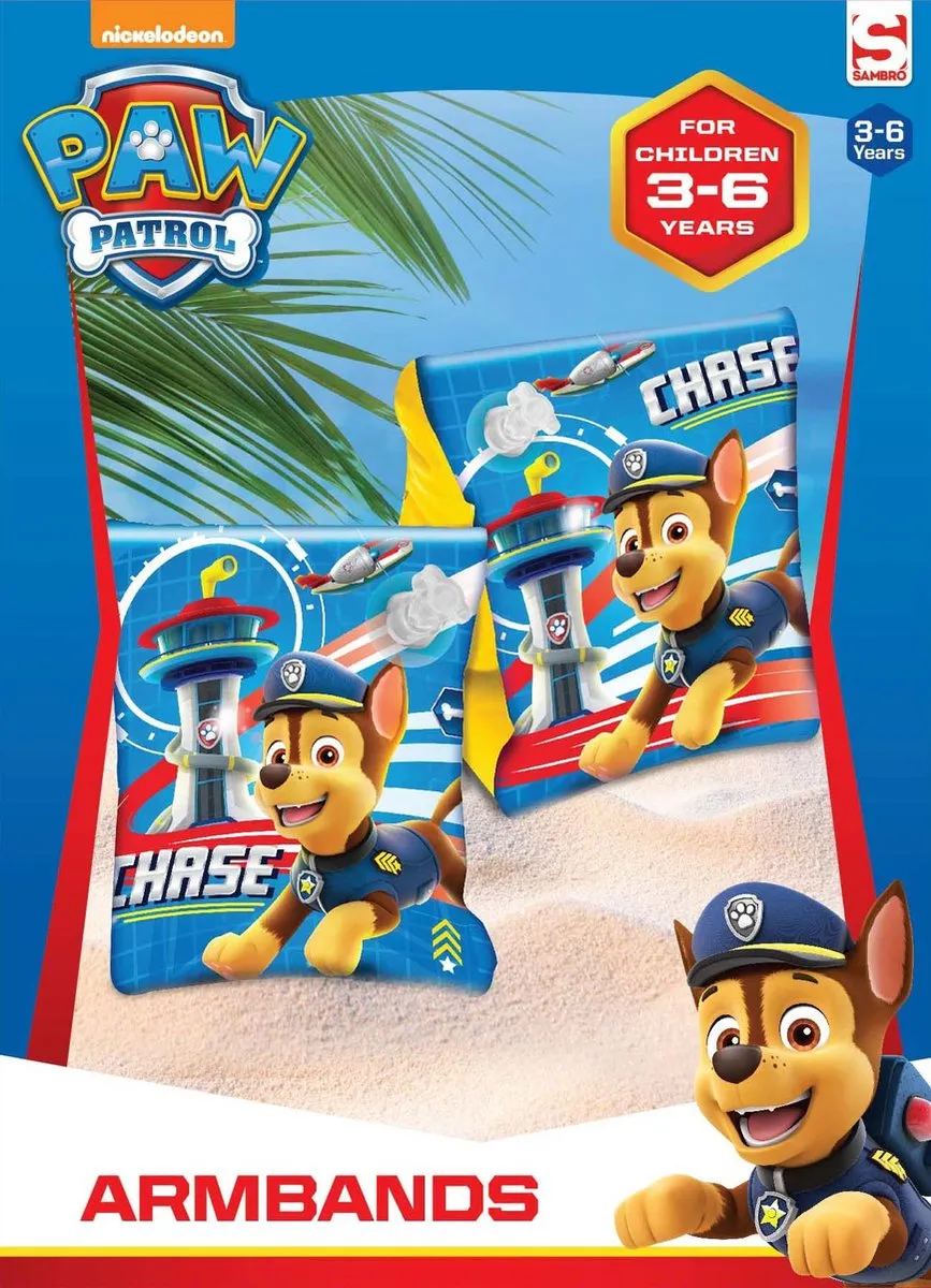 Nickelodeon Paw Patrol Zwembandjes Blauw 3-6 jaar