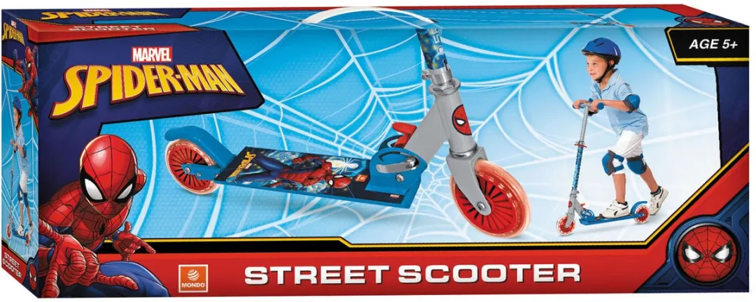 Spider-Man Mondo Step - 2 Wielen 4.7 Inch Multi Colour