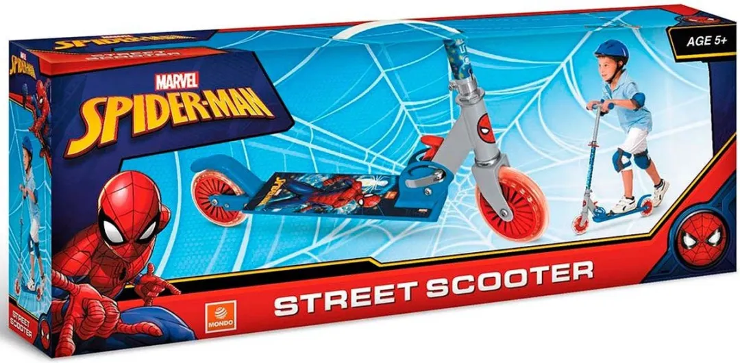 Spider-Man Mondo Step - 2 Wielen 4.7 Inch Multi Colour