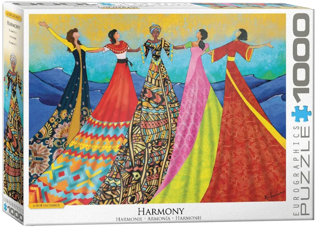 Eurographics Harmonie 1000 Legpuzzel - 68x48cm - Meerkleurig