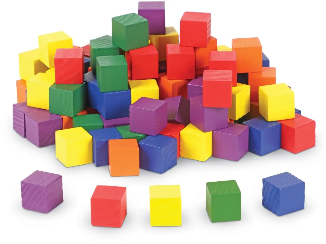 Learning Resources Houten Rekenblokjes 120 Stuks - LER0136 - Multicolor