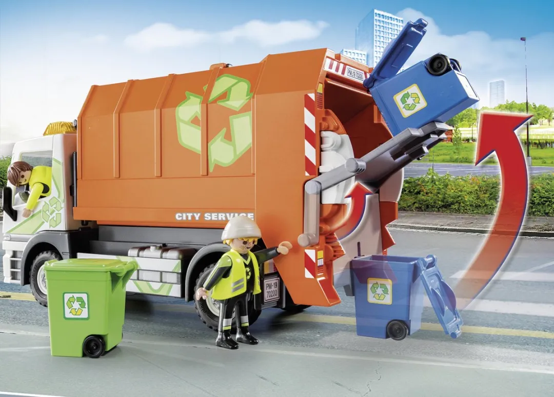 Playmobil City Life Afval Recycling Truck 70200 - Multicolor