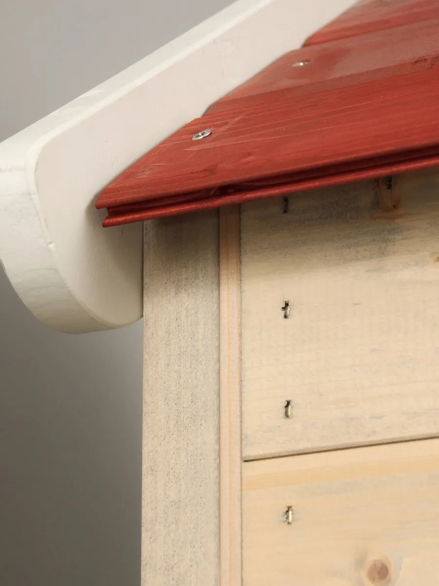 Wendi Toys Houten Speelhuis met Veranda - Rood/Creme