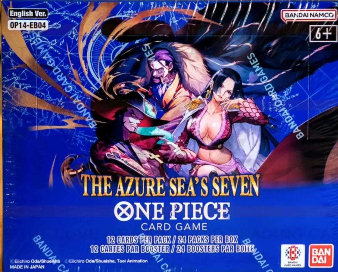Bandai Namco One Piece Card Game OP-14 Booster Display The Azure Sea's Seven - 24 Stuks