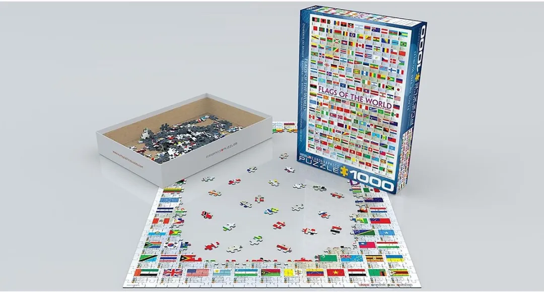 Eurographics Wereld Globetrotter Legpuzzel 2000 Stuks - Meerkleurig
