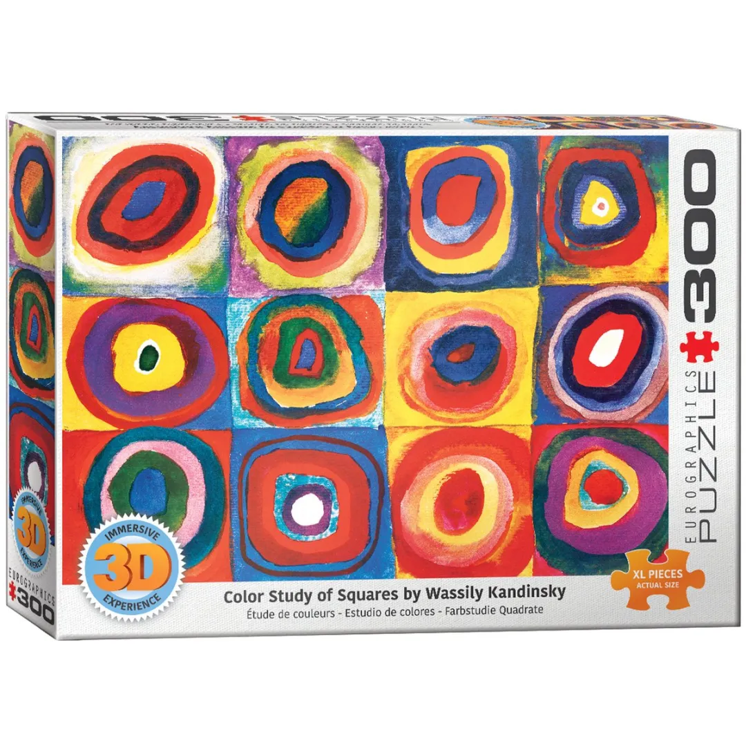 Eurographics Wassily Kandinsky Vierkanten Lenticulair 3D Puzzel
