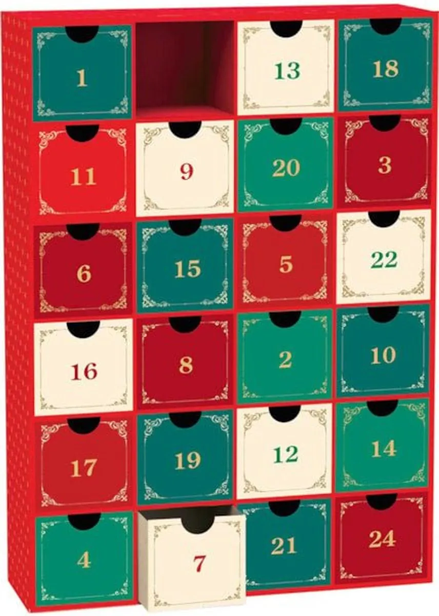 Eurographics Fine Art Adventskalender Puzzel - 24x50 Stuks 12,5x12,5cm - eu8924-6042