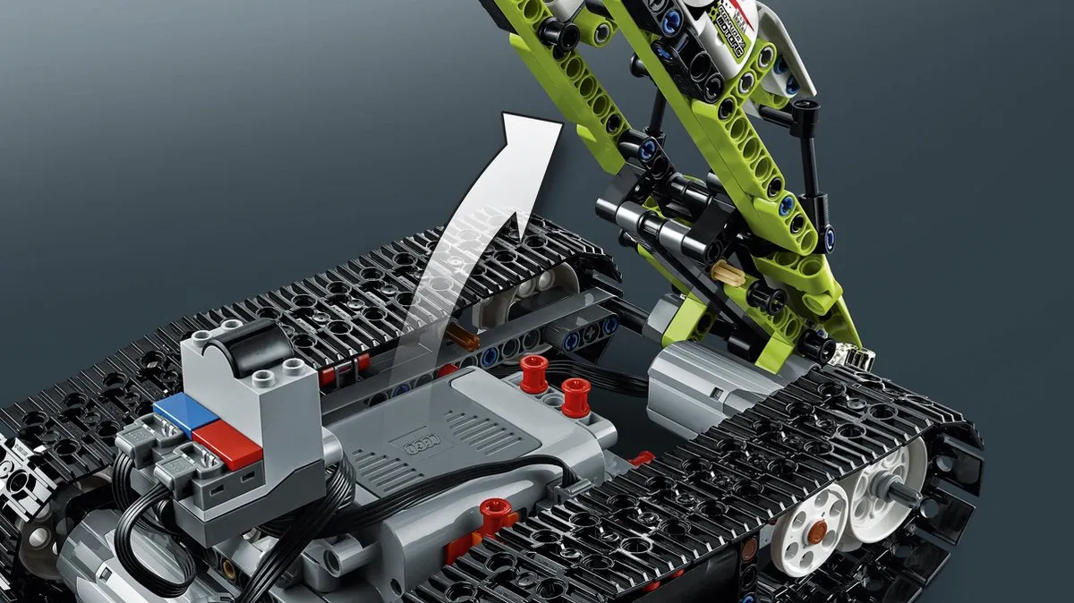 LEGO Technic Rupsbandracer 42065 - 370 Stukken - Zwart - afbeelding 6 van 6