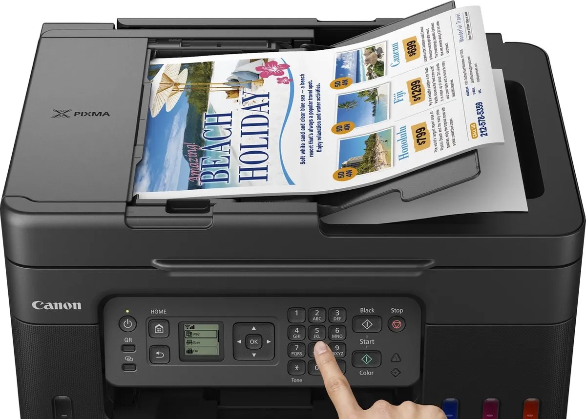 Canon PIXMA G4570 MegaTank All-in-One Inkttankprinter - Zwart