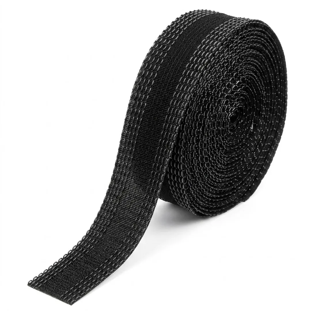 NUVEX Zwart Strijkband 2,5cm x 1m