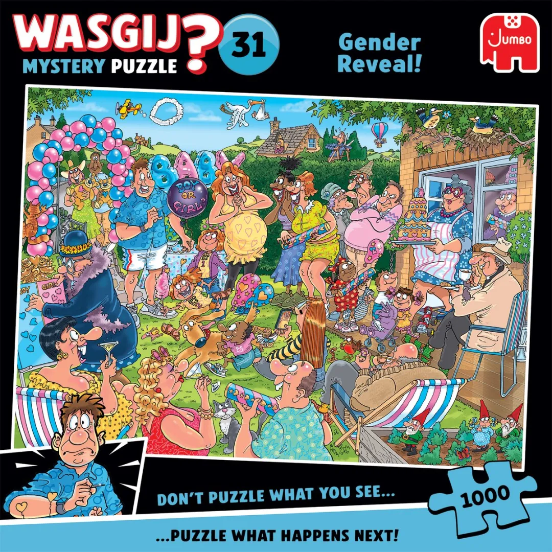 Wasgij Mystery 31 Gender Reveal 1000 Stuks - Meerkleurig