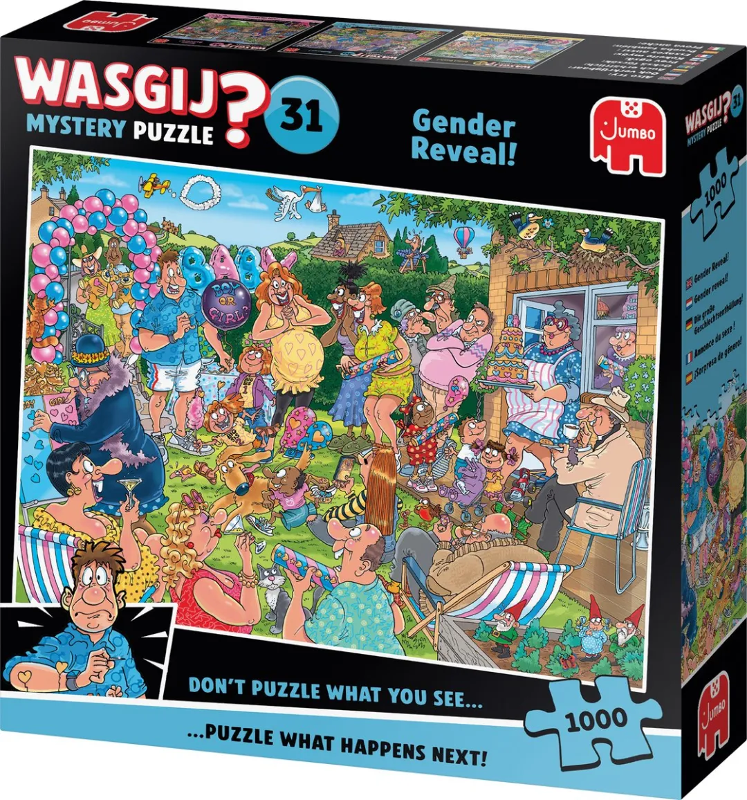 Wasgij Mystery 31 Gender Reveal 1000 Stuks - Meerkleurig