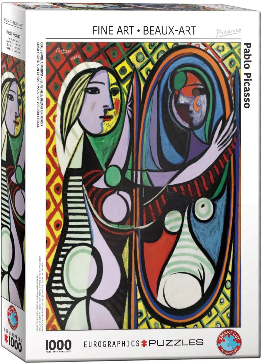 Eurographics Picasso Meisje voor een Spiegel Legpuzzel 1000 Stuks - Fine Art