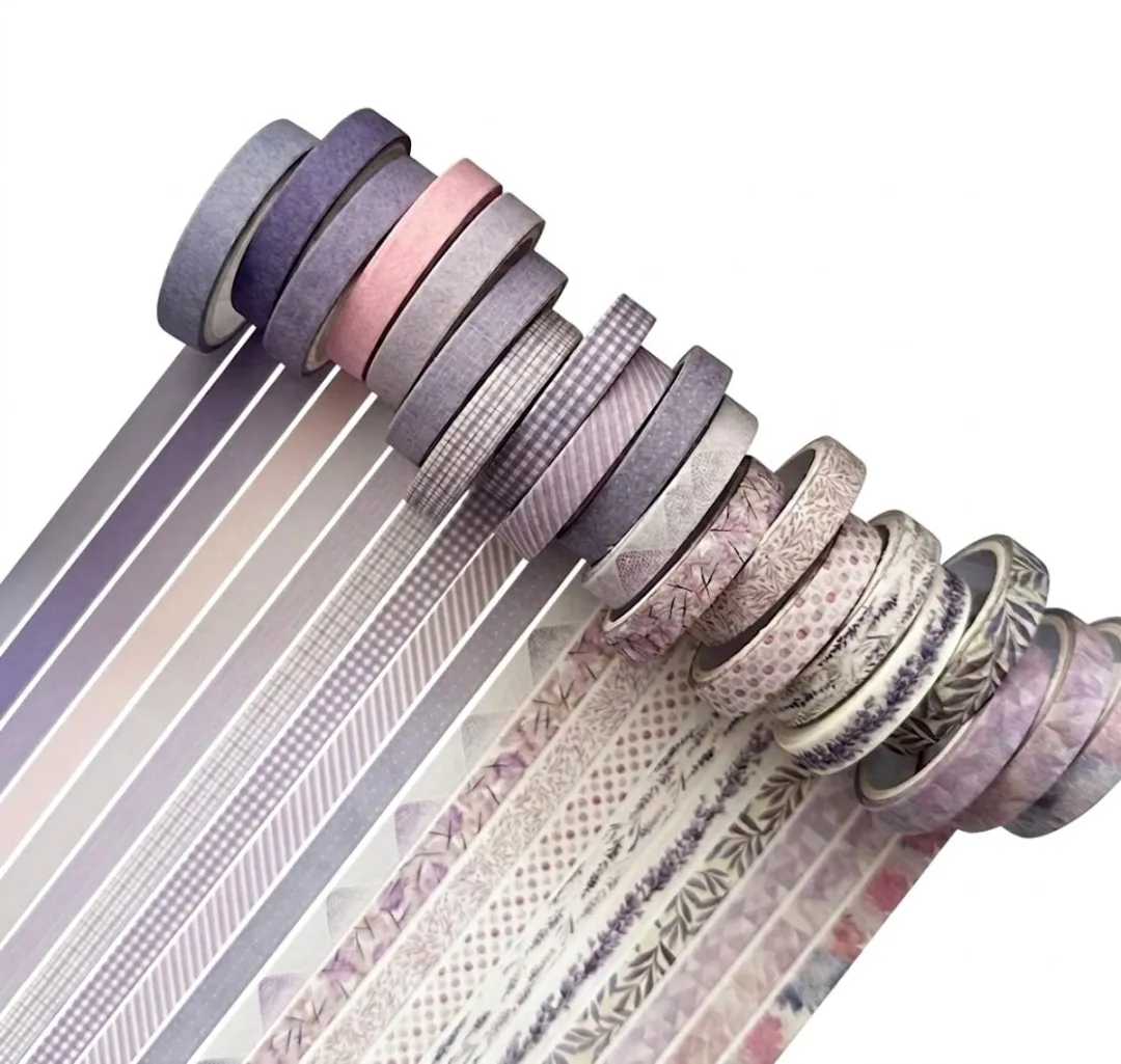 NUVEX Paars Washi Tape Set