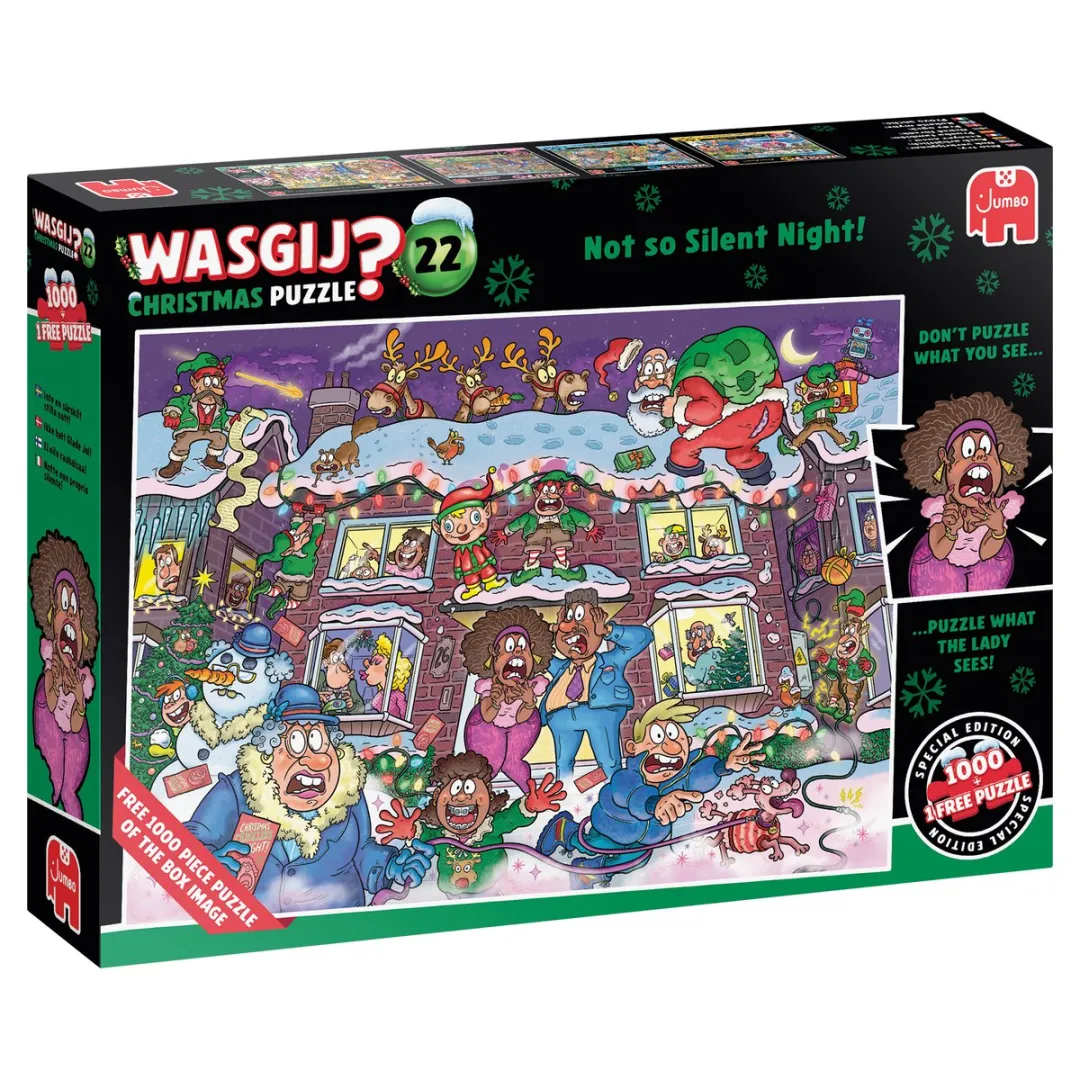 Wasgij Christmas 22 Puzzel - 2x1000 Stuks Meerkleurig