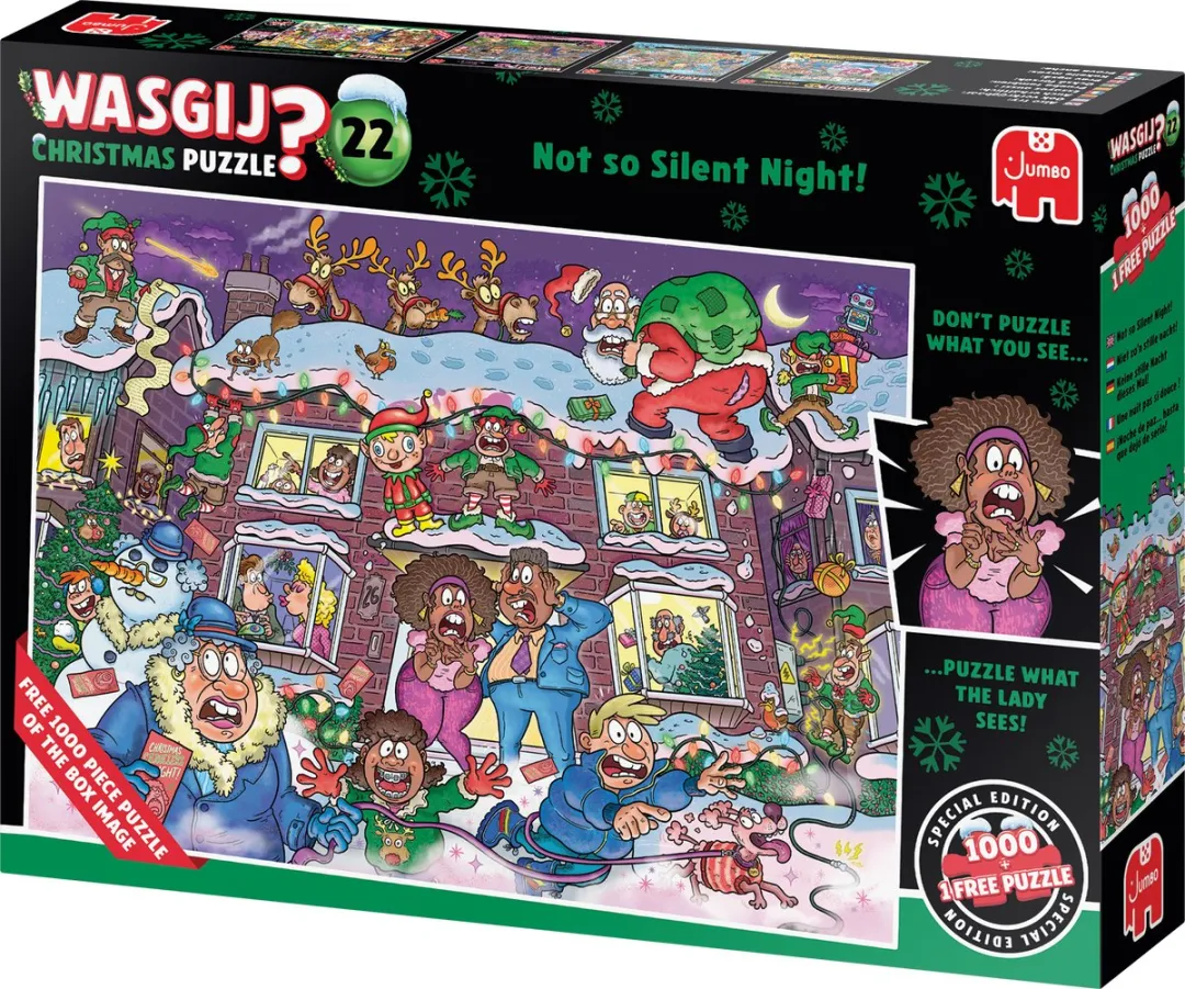 Wasgij Christmas 22 Puzzel - 2x1000 Stuks Meerkleurig
