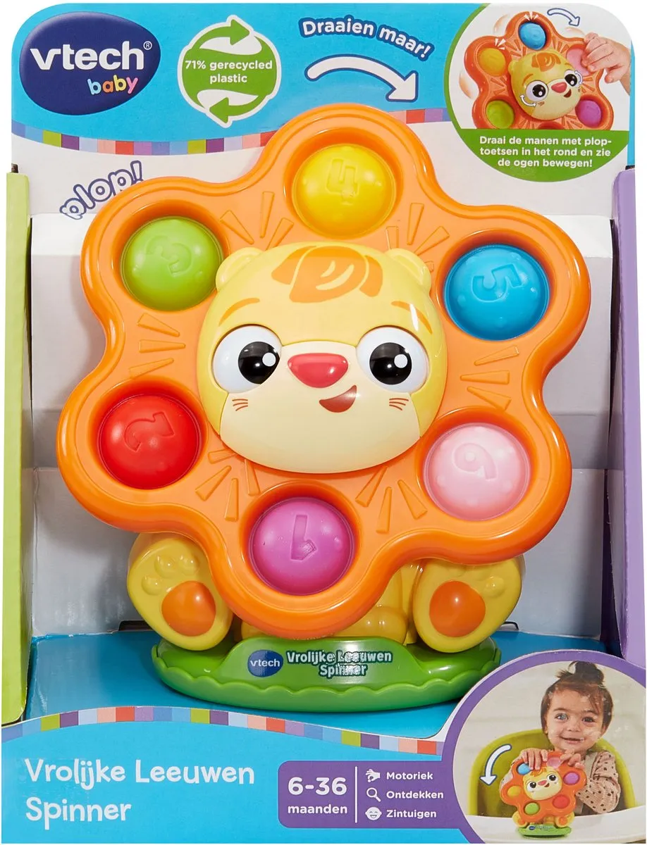 VTech Vrolijke Leeuwen Spinner - Multi