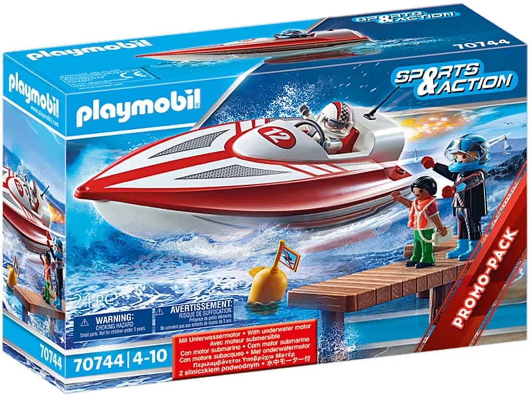 Playmobil Sports&Action Speedboot 70744 - Multicolor