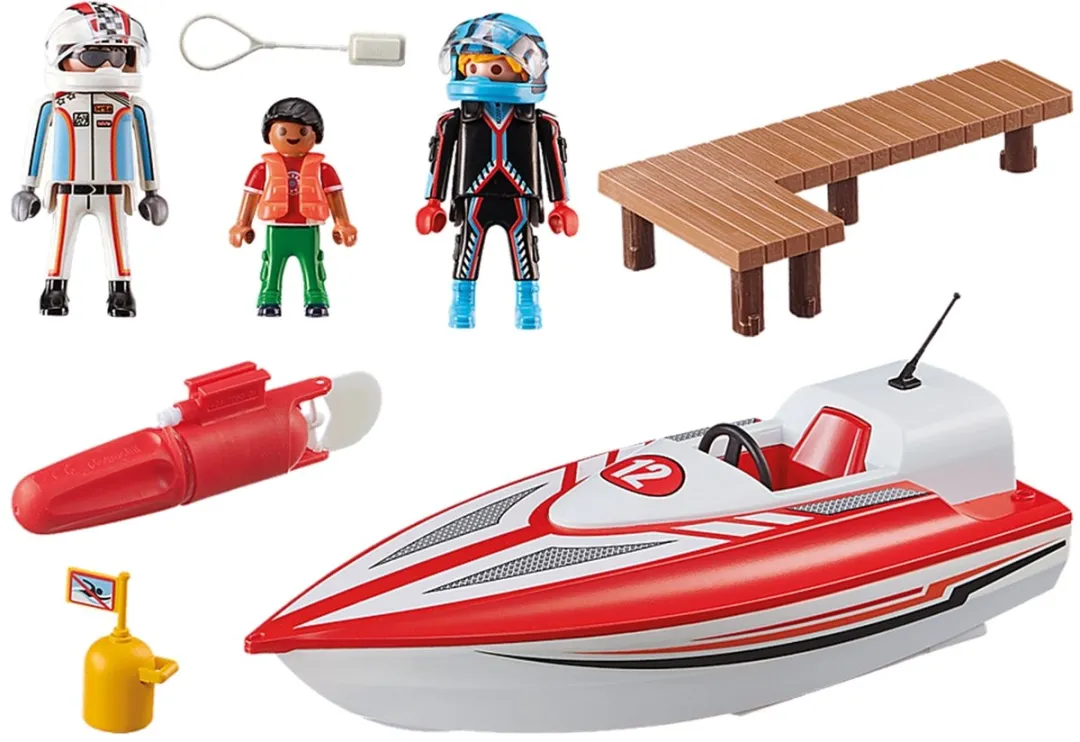 Playmobil Sports&Action Speedboot 70744 - Multicolor - afbeelding 6 van 6