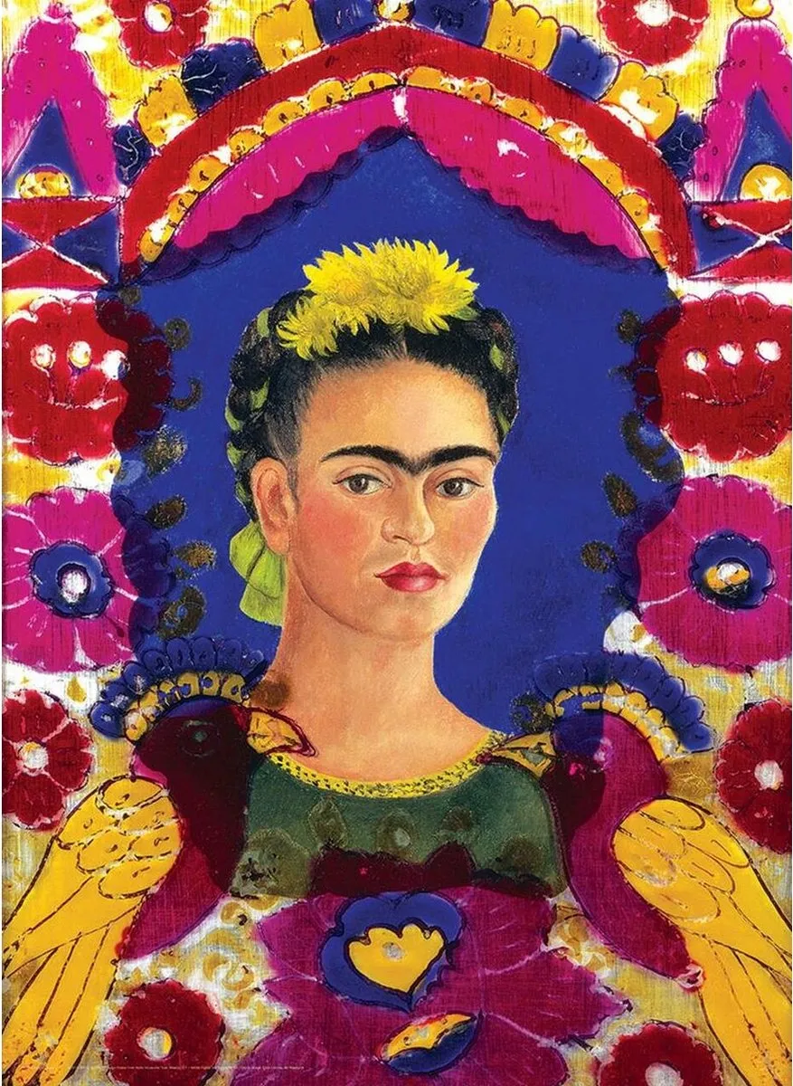 Eurographics Frida Kahlo Fine Art Legpuzzel 1000 Stuks - 48x68cm