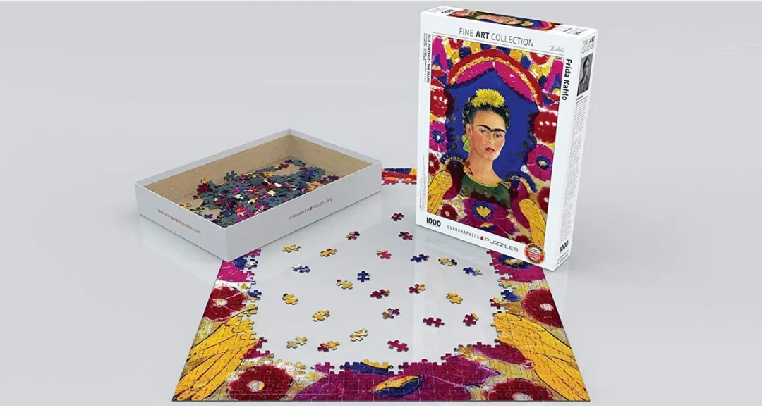 Eurographics Frida Kahlo Fine Art Legpuzzel 1000 Stuks - 48x68cm