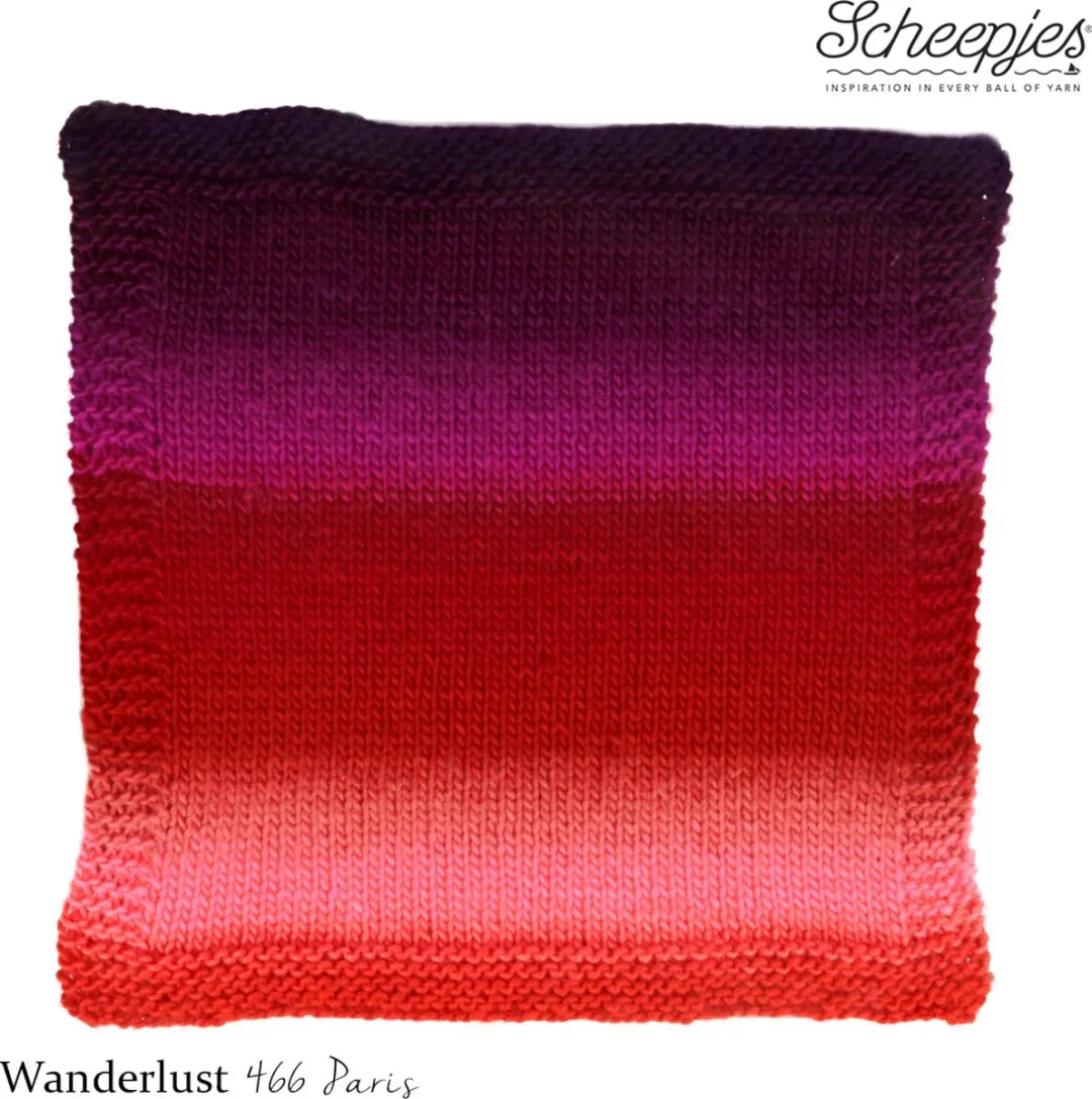 Scheepjes Wanderlust Paris 100g - Roze/Paars/Rood