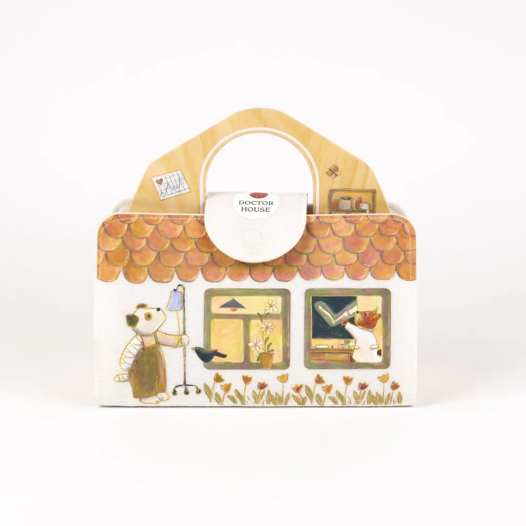 Egmont Doktershuis Mini Vrienden - 23x21x10cm - 3+