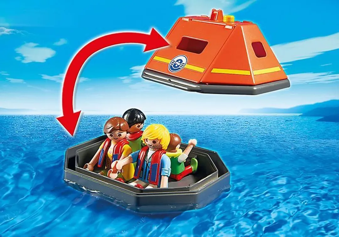Playmobil Reddingsvlot 5545 - Oranje/Geel