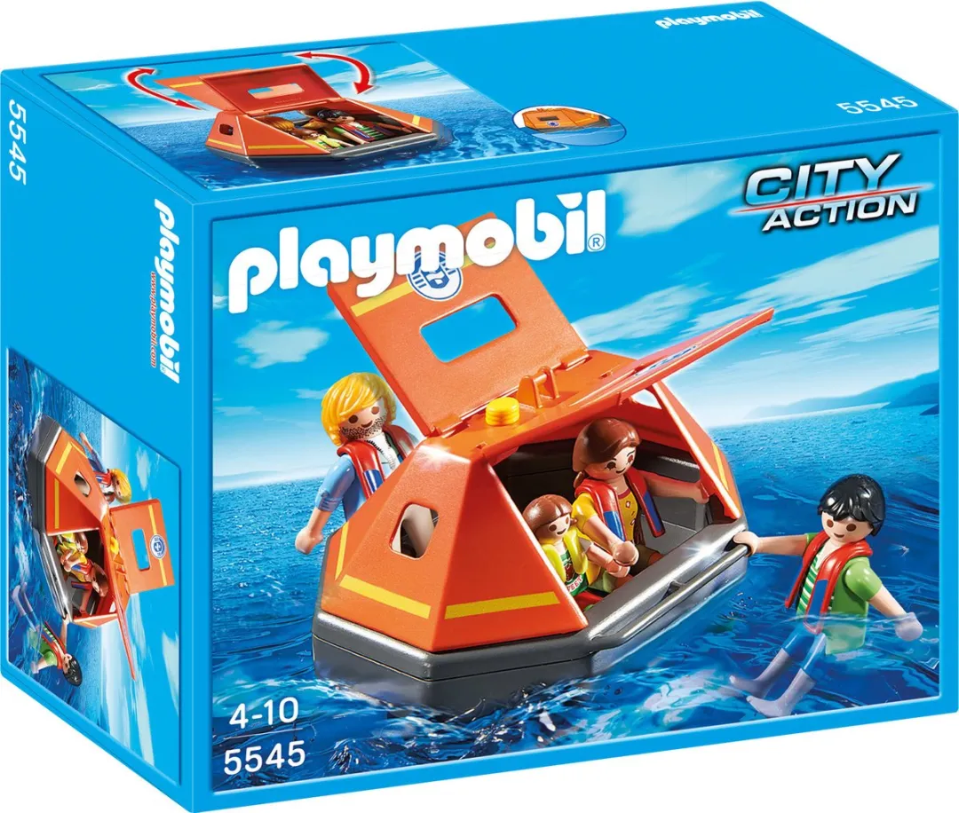 Playmobil Reddingsvlot 5545 - Oranje/Geel