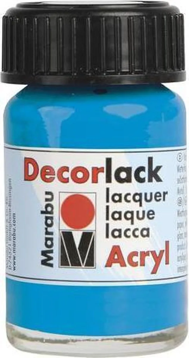 Marabu Decorlack Acryl 15ml - Lichtblauw
