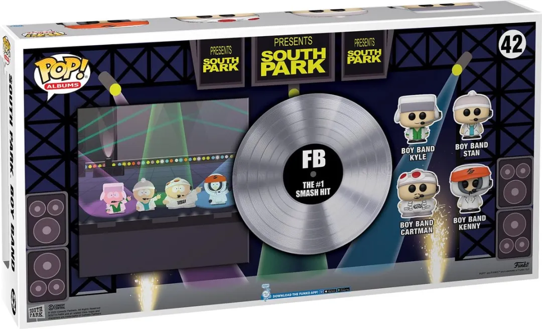 Funko South Park Boyband DLX 4-Pack POP! Figuren - 9cm - Multicolor