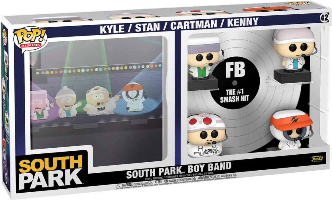 Funko South Park Boyband DLX 4-Pack POP! Figuren - 9cm - Multicolor