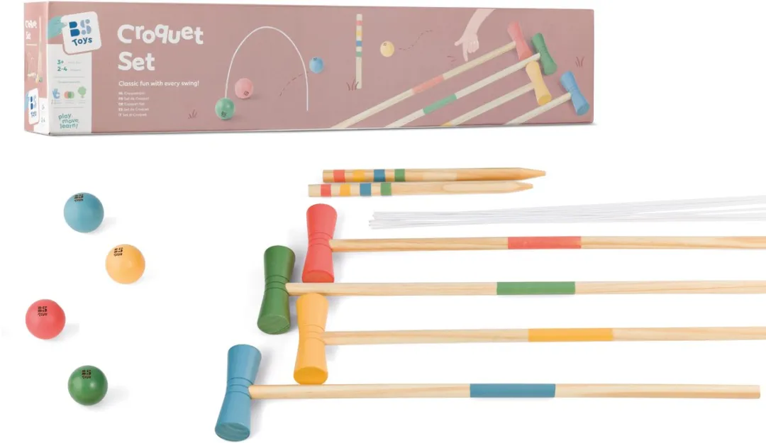 BS Toys Croquetspel GA551 - Meerkleurig