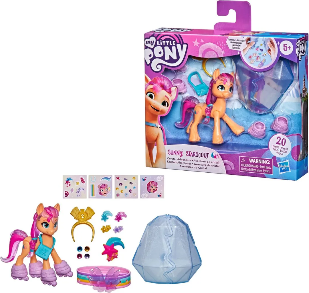 My Little Pony Sunny Starscout Crystal Adventure Speelfiguur - Multi
